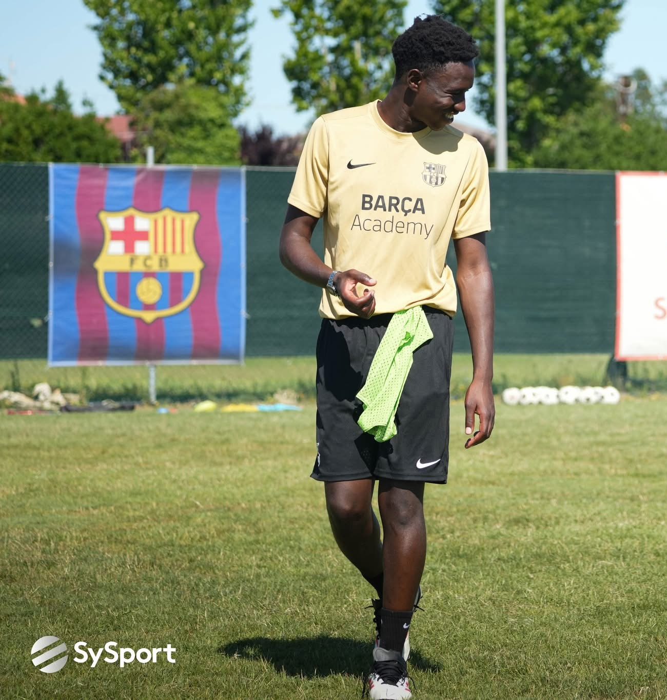 Barca Academy training